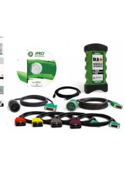 High quality JPRO DLA+2.0 Vehicle Interface Diesel Newest 2017 V3 software Heavy Duty Truck Scanner Fleet Diagnostic Tool